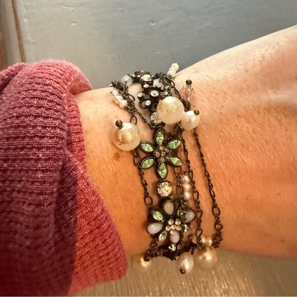 Sorrelli Crystal Multi Chain Bracelet - Picture 5 of 10